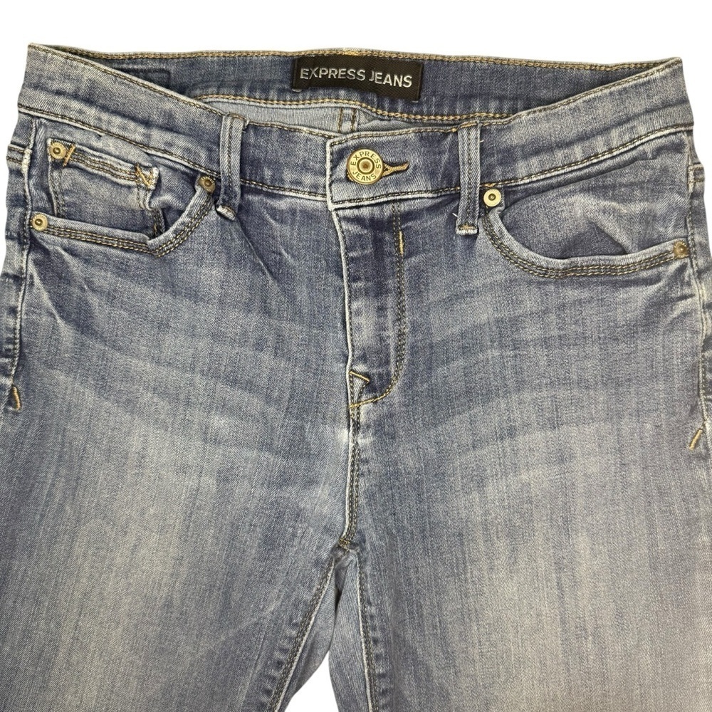 Express 8R Jeans Mid Rise Legging Skinny Jeans Stretch Cotton Capsule Basic